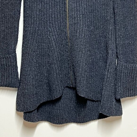 INTERMIX
Gina Zip-Up Grey Fit and Flare Chunky Cable Knit Wool Cardigan Sz S - Picture 7 of 7